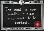 Image of coal mining separation from other rock United States USA, 1922, second 33 stock footage video 65675025810