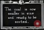 Image of coal mining separation from other rock United States USA, 1922, second 34 stock footage video 65675025810