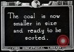 Image of coal mining separation from other rock United States USA, 1922, second 35 stock footage video 65675025810