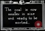 Image of coal mining separation from other rock United States USA, 1922, second 36 stock footage video 65675025810