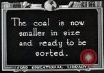 Image of coal mining separation from other rock United States USA, 1922, second 38 stock footage video 65675025810