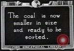 Image of coal mining separation from other rock United States USA, 1922, second 39 stock footage video 65675025810