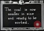 Image of coal mining separation from other rock United States USA, 1922, second 40 stock footage video 65675025810