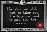Image of coal mining separation from other rock United States USA, 1922, second 52 stock footage video 65675025810