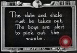 Image of coal mining separation from other rock United States USA, 1922, second 54 stock footage video 65675025810