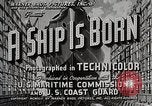 Standbild Sieg Schiff starten California United States USA, 1941, aus Sekunde 5 historischem Filmmaterial Videoclip 65675025829