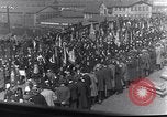 Image of funeral parade for KPD Communist revolutionaries Germany, 1919, second 5 stock footage video 65675025840