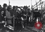 Image of Sightseers look at zeppelin wreckage displayed on dock  Salonica Greece, 1916, second 57 stock footage video 65675025842