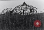 Image of wrecked zeppelin Greece, 1916, second 60 stock footage video 65675025843