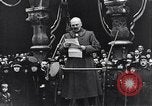 Image of Belgian Defense Minister speaks in courtyard of Bishop's Palace Liege Belgium, 1918, second 15 stock footage video 65675025845