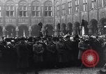 Image of Belgian Defense Minister speaks in courtyard of Bishop's Palace Liege Belgium, 1918, second 49 stock footage video 65675025845