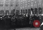 Image of Belgian Defense Minister speaks in courtyard of Bishop's Palace Liege Belgium, 1918, second 50 stock footage video 65675025845