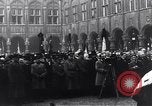 Image of Belgian Defense Minister speaks in courtyard of Bishop's Palace Liege Belgium, 1918, second 51 stock footage video 65675025845