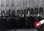 Image of Belgian Defense Minister speaks in courtyard of Bishop's Palace Liege Belgium, 1918, second 52 stock footage video 65675025845