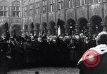 Image of Belgian Defense Minister speaks in courtyard of Bishop's Palace Liege Belgium, 1918, second 55 stock footage video 65675025845