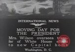 Standbild bewegenden Tag Washington DC USA, 1919, aus Sekunde 8 historischem Filmmaterial Videoclip 65675025863