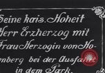 Standbild Hoheit Herr Erzherzog Österreich-ungarn, 1913, aus Sekunde 11 historischem Filmmaterial Videoclip 65675025876