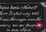 Standbild Hoheit Herr Erzherzog Österreich-ungarn, 1913, aus Sekunde 13 historischem Filmmaterial Videoclip 65675025876