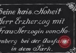 Standbild Hoheit Herr Erzherzog Österreich-ungarn, 1913, aus Sekunde 14 historischem Filmmaterial Videoclip 65675025876