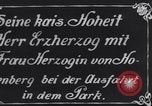 Standbild Hoheit Herr Erzherzog Österreich-ungarn, 1913, aus Sekunde 15 historischem Filmmaterial Videoclip 65675025876