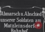 Standbild Mobilisierung von Soldaten Wien Österreich, 1914, aus Sekunde 1 historischem Filmmaterial Videoclip 65675025879
