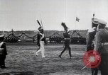 Image of Czar Nicholas II  at military review Petrograd Russia, 1914, second 58 stock footage video 65675025896