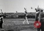 Image of Czar Nicholas II  at military review Petrograd Russia, 1914, second 59 stock footage video 65675025896