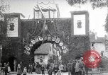 Standbild Denkmal enthüllen Wissembourg Elsass Frankreich, 1909, aus Sekunde 21 historischem Filmmaterial Videoclip 65675025897