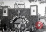 Standbild Denkmal enthüllen Wissembourg Elsass Frankreich, 1909, aus Sekunde 22 historischem Filmmaterial Videoclip 65675025897