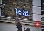 Standbild Beaufort Street London England Vereinigtes Königreich, 1968, aus Sekunde 49 historischem Filmmaterial Videoclip 65675025908