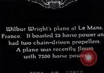 Image of Wright airplane flight in France Le Mans France, 1908, second 3 stock footage video 65675025926