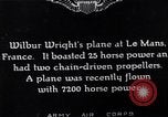 Image of Wright airplane flight in France Le Mans France, 1908, second 6 stock footage video 65675025926