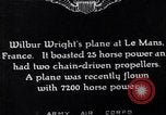 Image of Wright airplane flight in France Le Mans France, 1908, second 13 stock footage video 65675025926