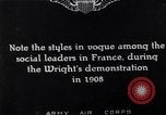 Image of Wright airplane flight in France Le Mans France, 1908, second 47 stock footage video 65675025926