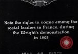 Image of Wright airplane flight in France Le Mans France, 1908, second 48 stock footage video 65675025926
