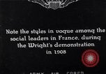 Image of Wright airplane flight in France Le Mans France, 1908, second 49 stock footage video 65675025926