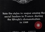 Image of Wright airplane flight in France Le Mans France, 1908, second 50 stock footage video 65675025926