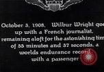 Image of flight with passenger France, 1908, second 9 stock footage video 65675025927