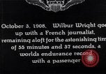 Image of flight with passenger France, 1908, second 10 stock footage video 65675025927