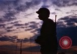 Image of guard on duty Vietnam, 1969, second 3 stock footage video 65675025944