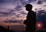 Image of guard on duty Vietnam, 1969, second 4 stock footage video 65675025944