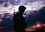 Image of guard on duty Vietnam, 1969, second 14 stock footage video 65675025944