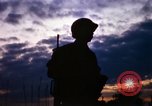 Image of guard on duty Vietnam, 1969, second 17 stock footage video 65675025944