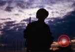 Image of guard on duty Vietnam, 1969, second 19 stock footage video 65675025944