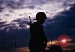 Image of guard on duty Vietnam, 1969, second 24 stock footage video 65675025944