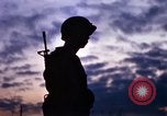 Image of guard on duty Vietnam, 1969, second 53 stock footage video 65675025944
