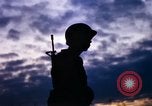 Image of guard on duty Vietnam, 1969, second 55 stock footage video 65675025944