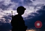 Image of guard on duty Vietnam, 1969, second 56 stock footage video 65675025944