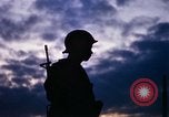 Image of guard on duty Vietnam, 1969, second 57 stock footage video 65675025944
