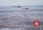 Image of UH-1H helicopters in Mekong Delta of Vietnam Vietnam, 1969, second 20 stock footage video 65675025967